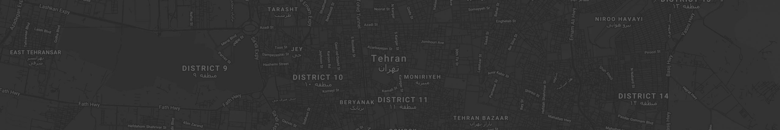 Tehran map